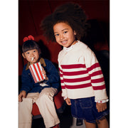 Mayoral Stripes Sweater Almond (4301)