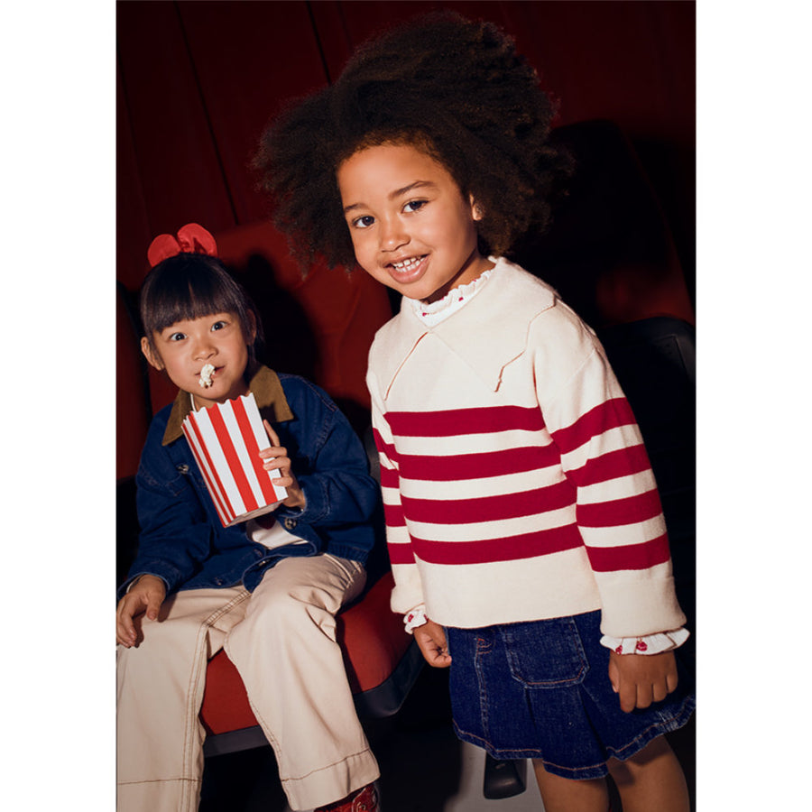 Mayoral Stripes Sweater Almond (4301)