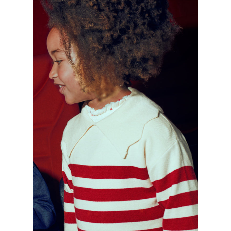 Mayoral Stripes Sweater Almond (4301)