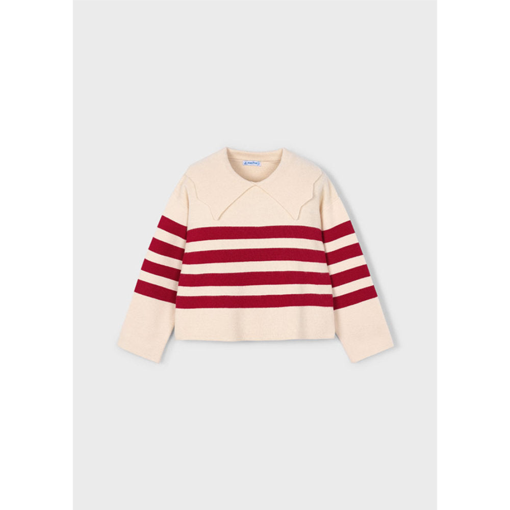 Mayoral Stripes Sweater Almond (4301)