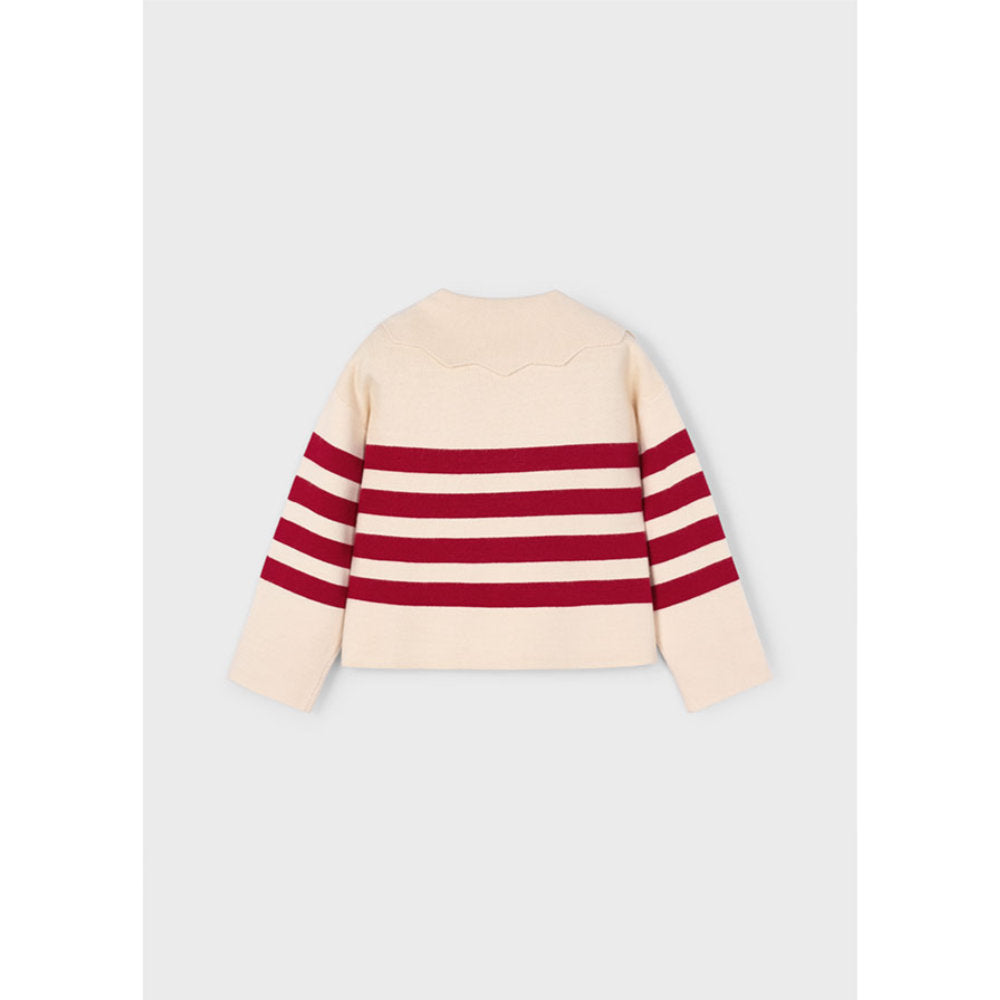 Mayoral Stripes Sweater Almond (4301)