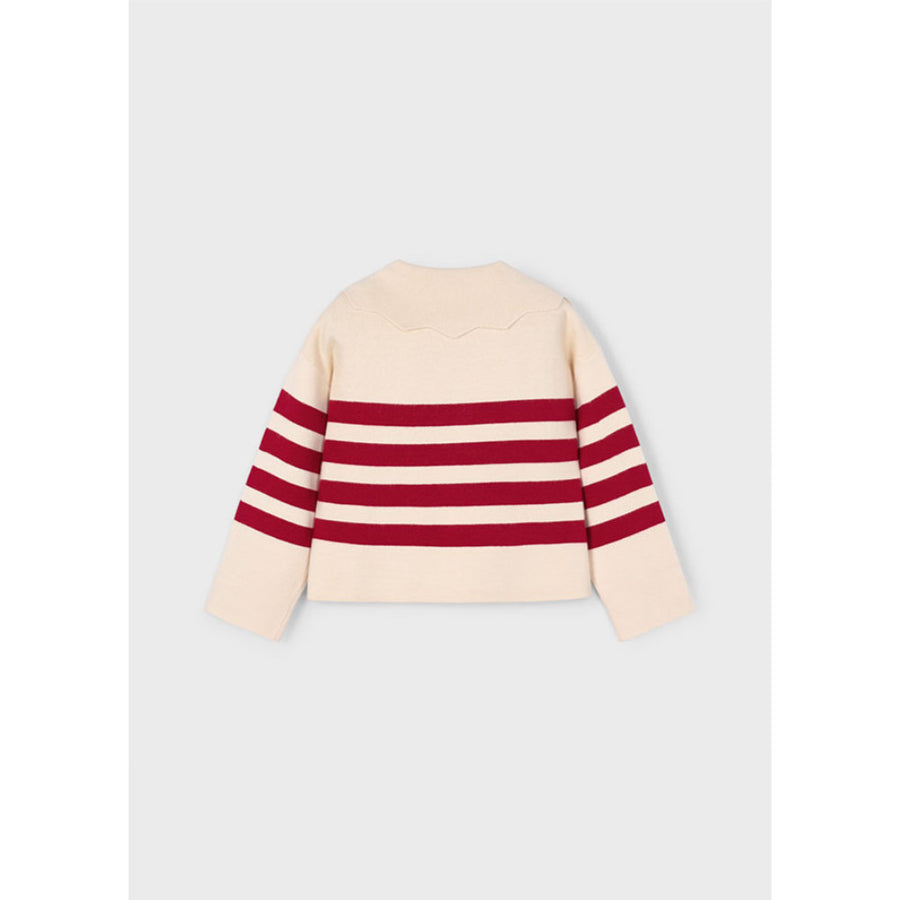 Mayoral Stripes Sweater Almond (4301)