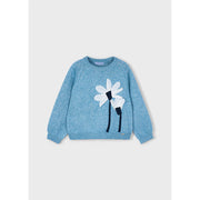 Mayoral Flower Applique Jersey Ocean (4308)