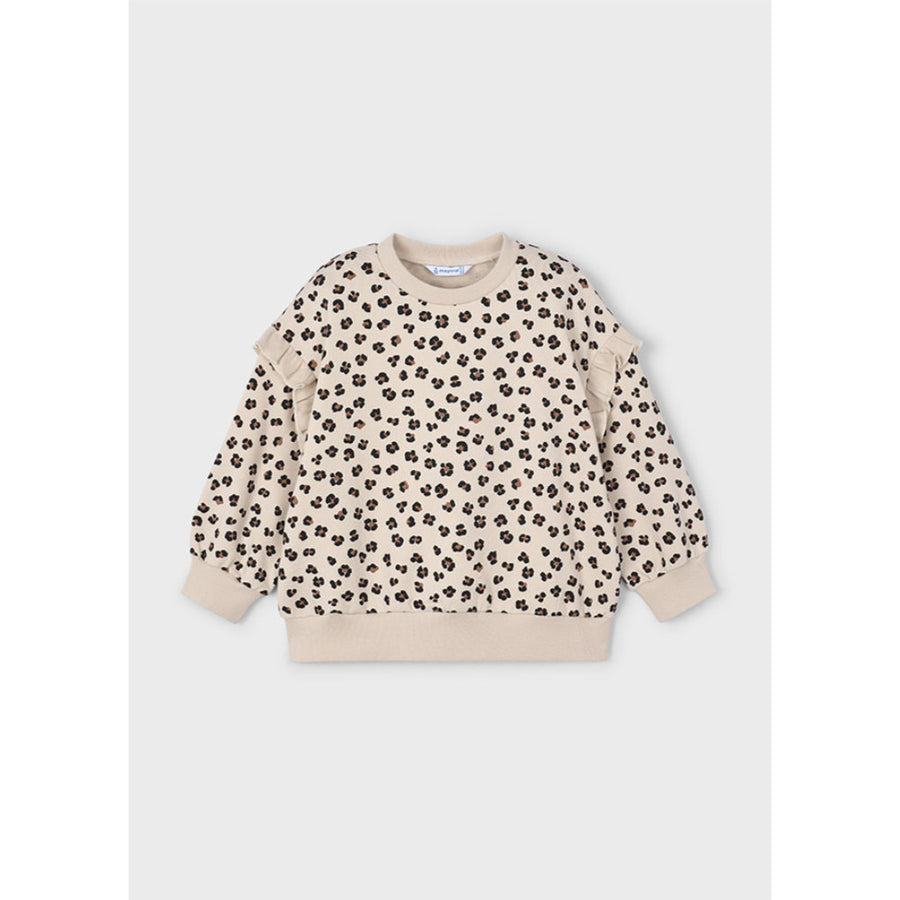 Mayoral Ruffle Sleeve Pullover Sand (4433)