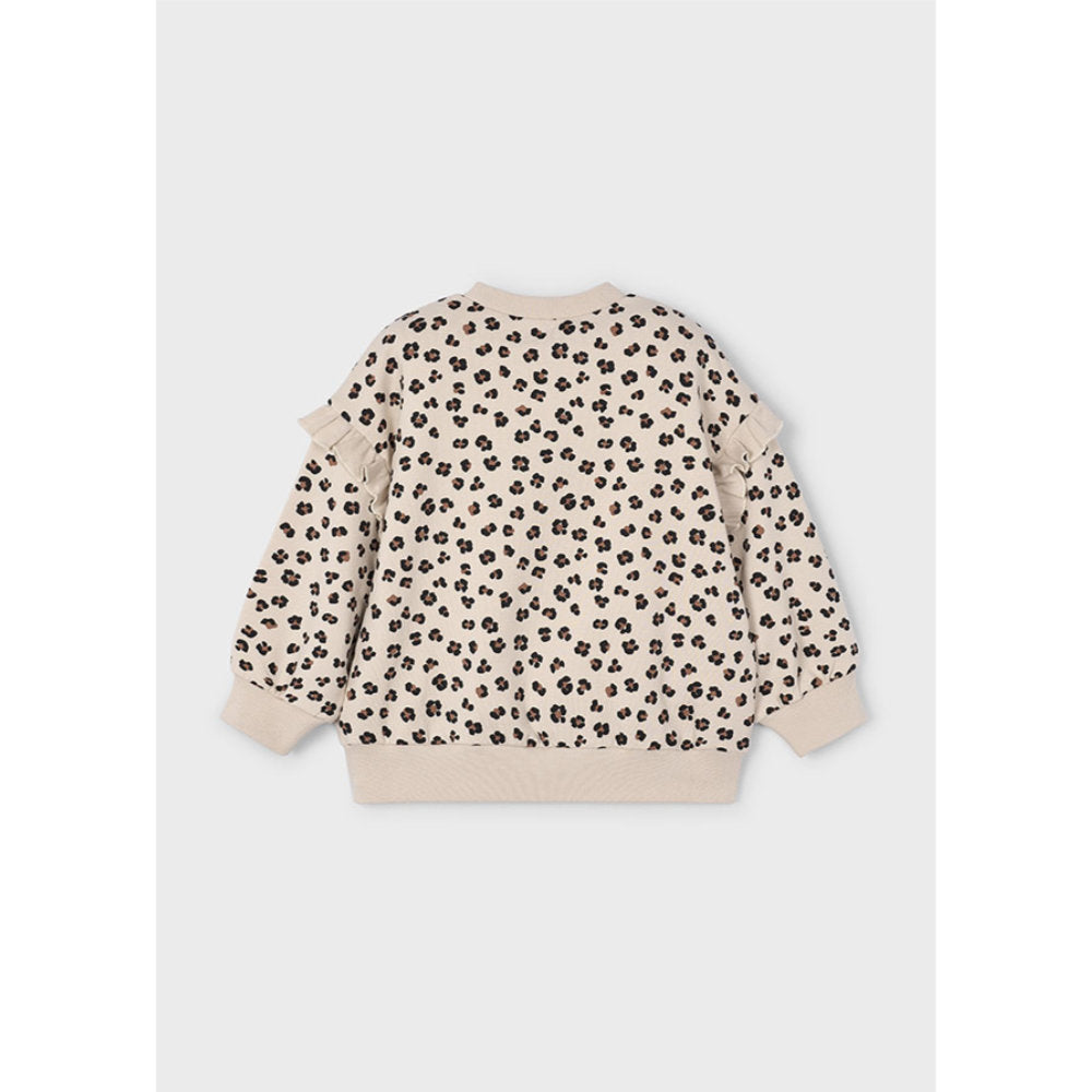 Mayoral Ruffle Sleeve Pullover Sand (4433)