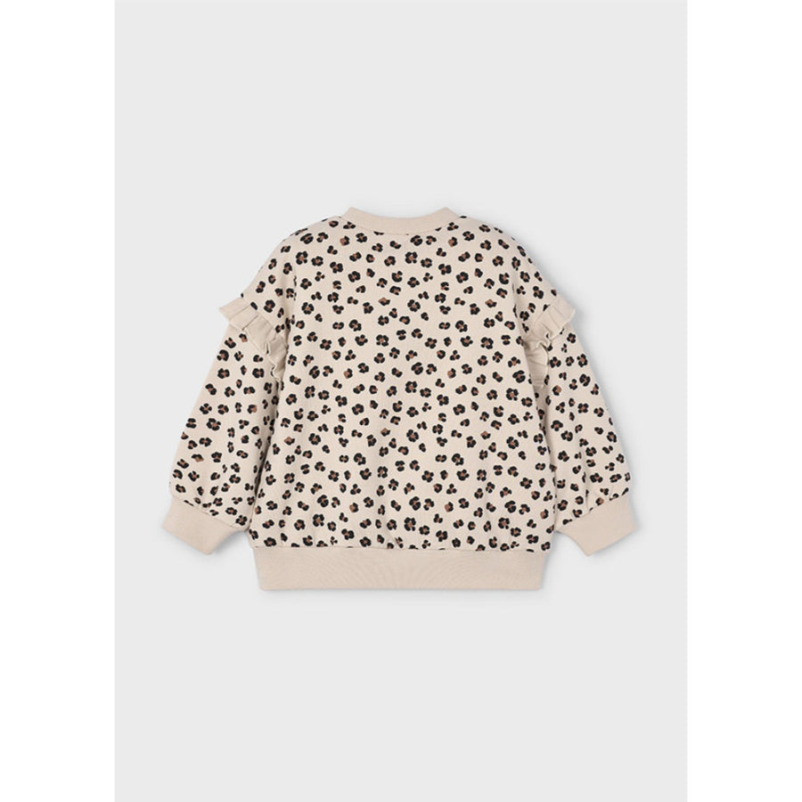 Mayoral Ruffle Sleeve Pullover Sand (4433)