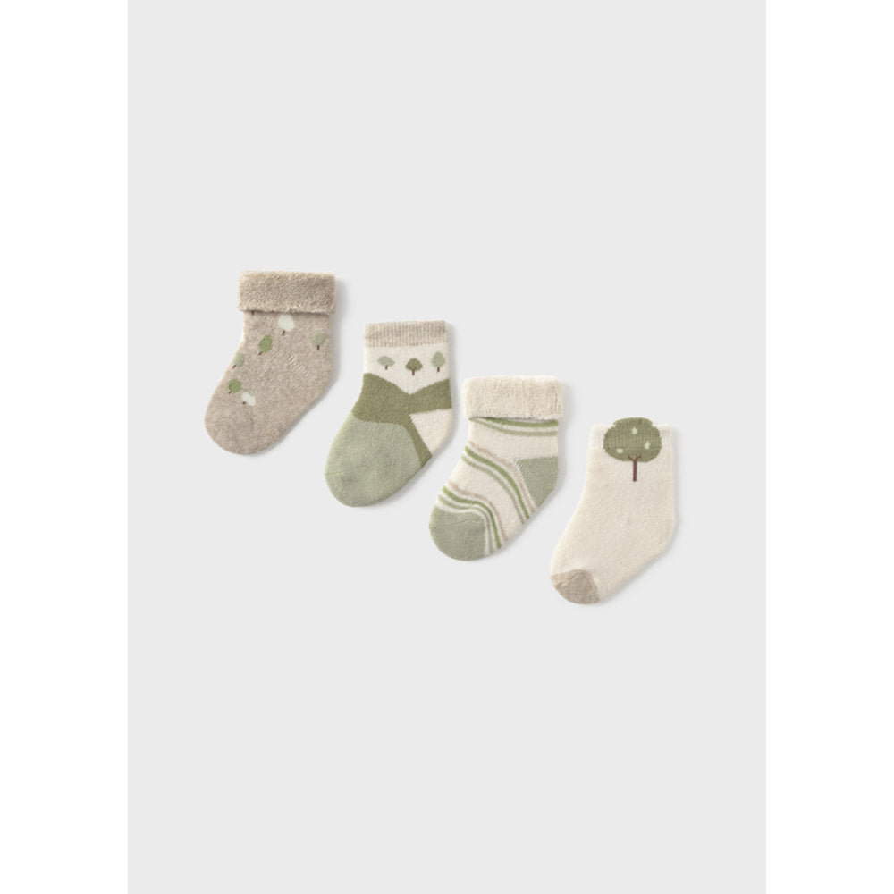 Mayoral 4Pc Set Socks Sage (9917)