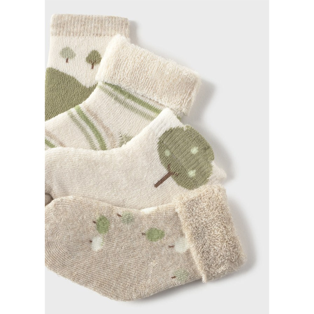 Mayoral 4Pc Set Socks Sage (9917)