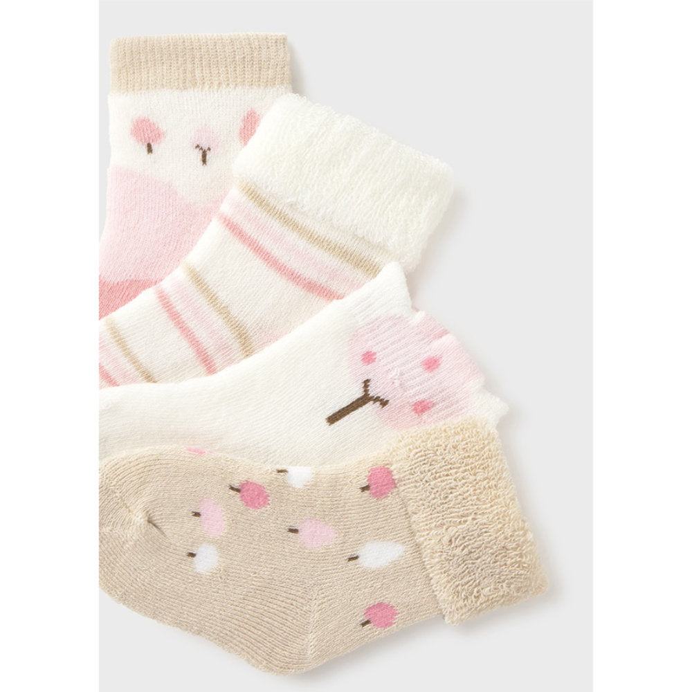 Mayoral 4Pc Set Socks Babypink (9917)