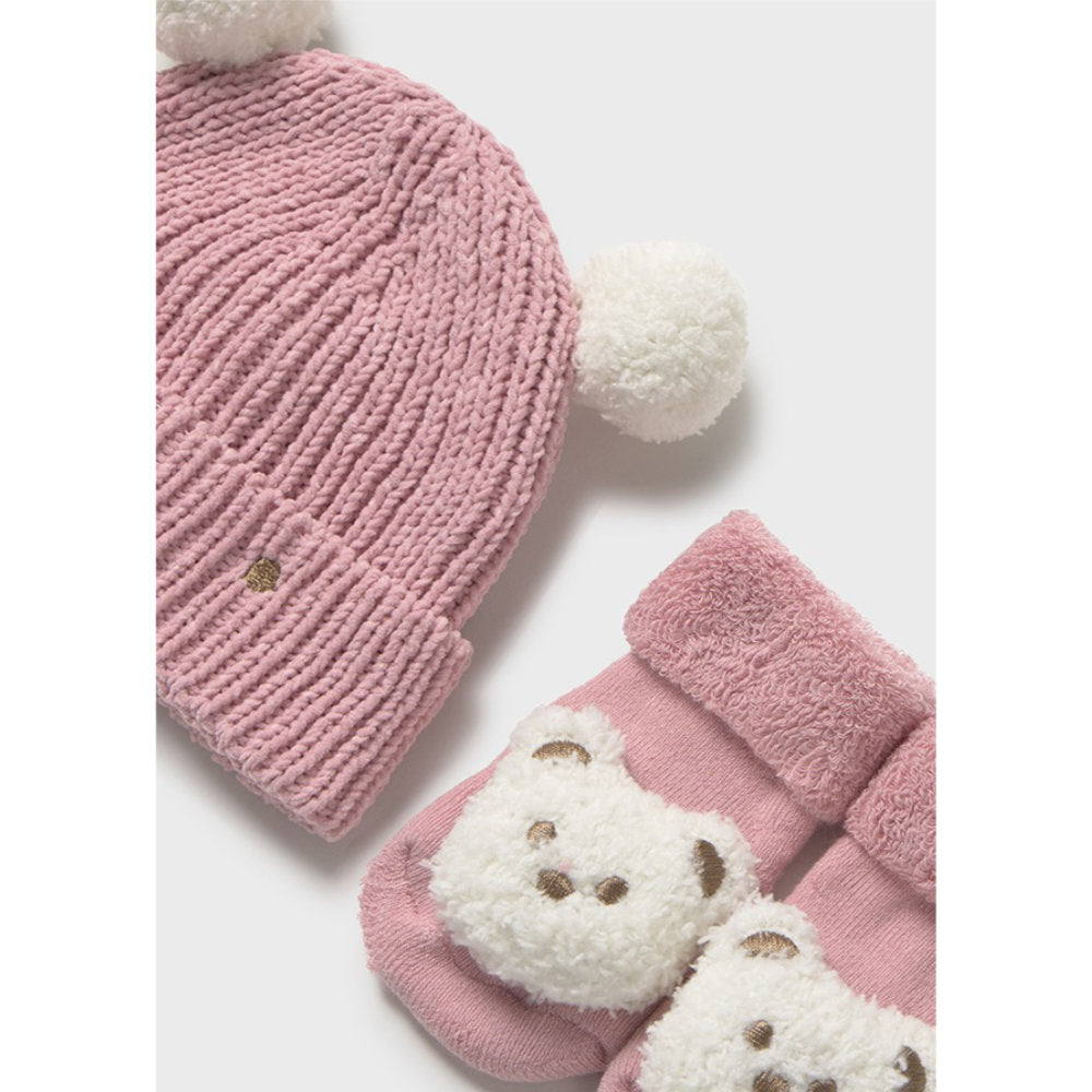 Mayoral Hat And Sock Set Orchid (9933)