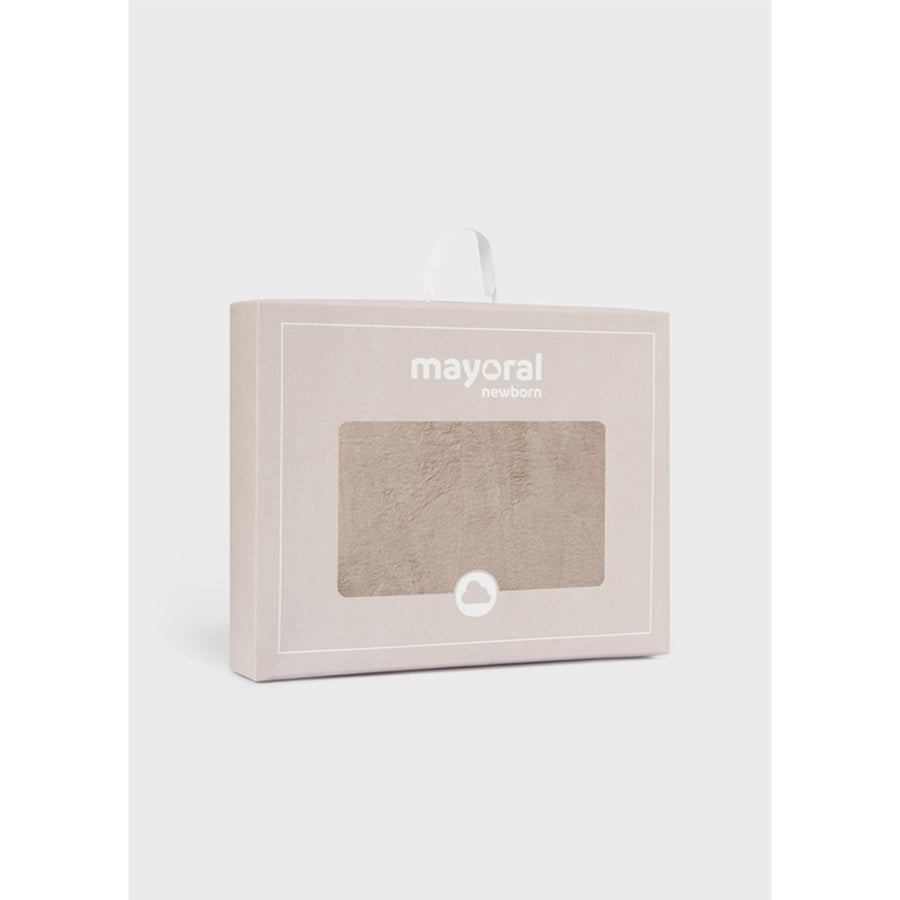 Mayoral Faux Fur Blanket Beige (9955)