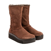 The Art Company 1511 Silk Suede Chocolate/Brighton Ankle Boots