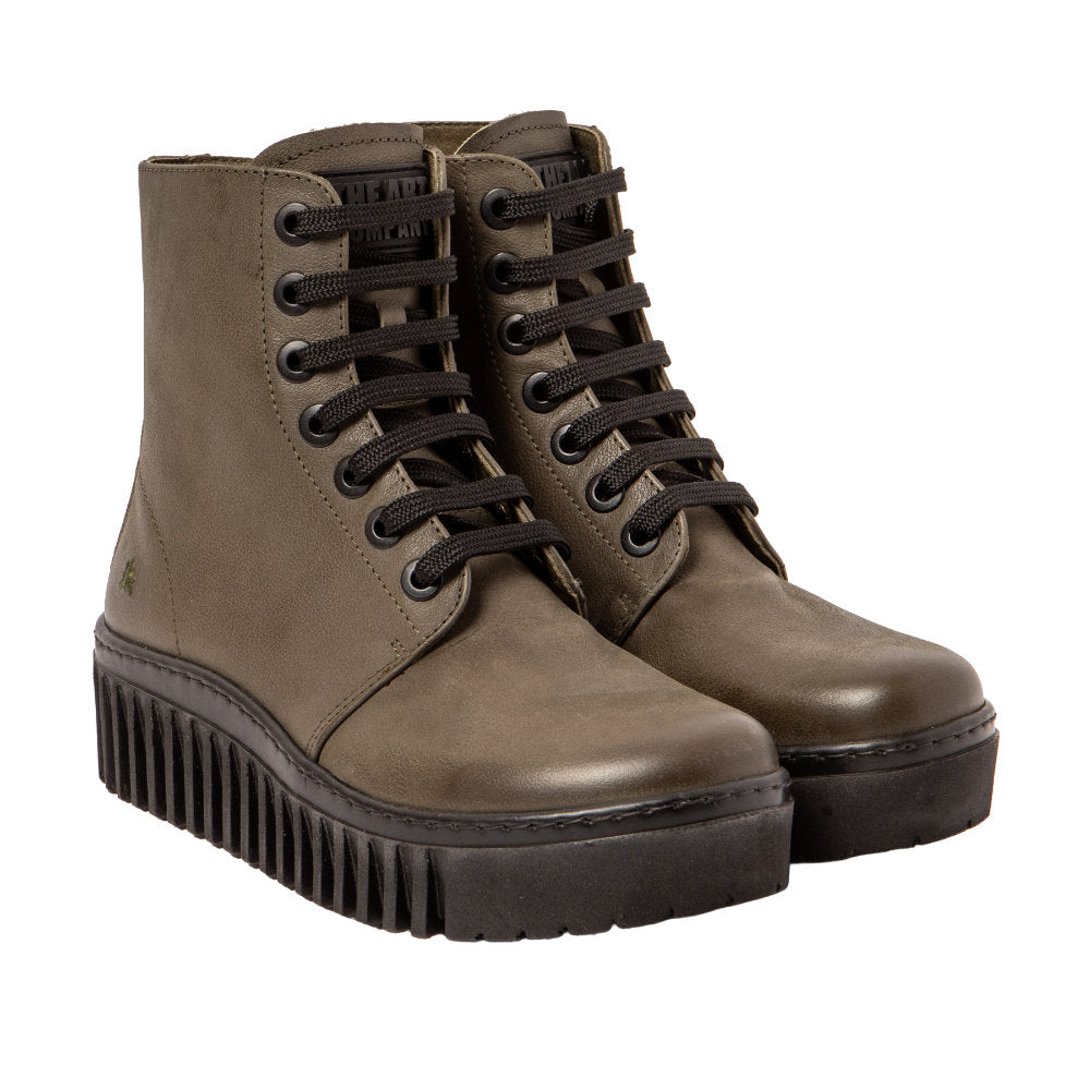The Art Company 1517 Roma Kaki/Brighton Ankle Boots