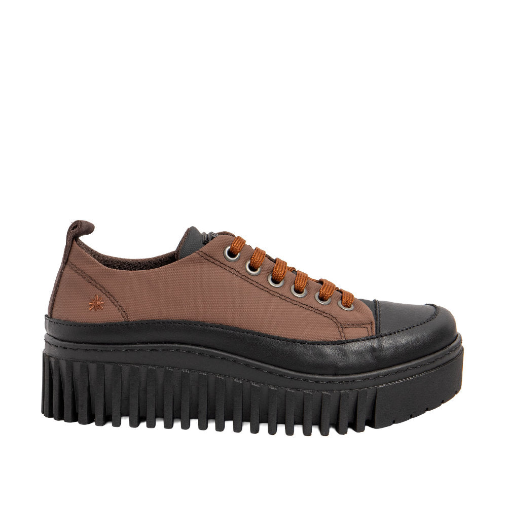 The Art Company 1518A Rubber Nylon Brown-Black/Brighton Shoes
