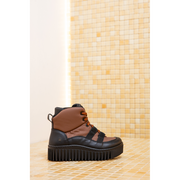 The Art Company 1539 Rubber Nylon Brown-Black/Brighton Boots