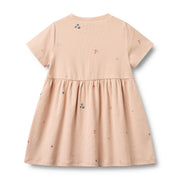 Wheat Jersey Dress Anna - 1561-178a 2475 Rose Flowers
