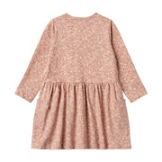 Wheat Jersey Dress L/S Bessie - 9566 Rose Dust Flower Meadow (Junior)