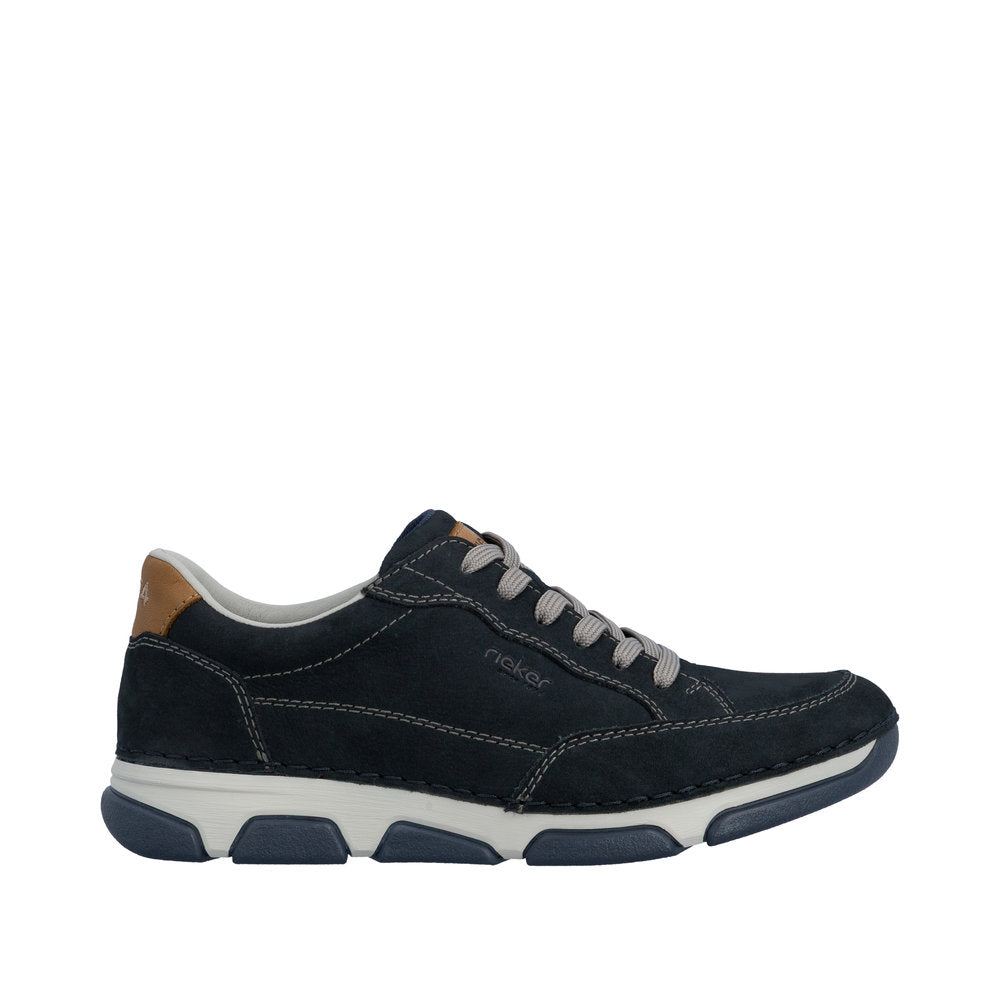 Rieker 15900-14 Navy Laceup/Zip Wide Fit Sneaker