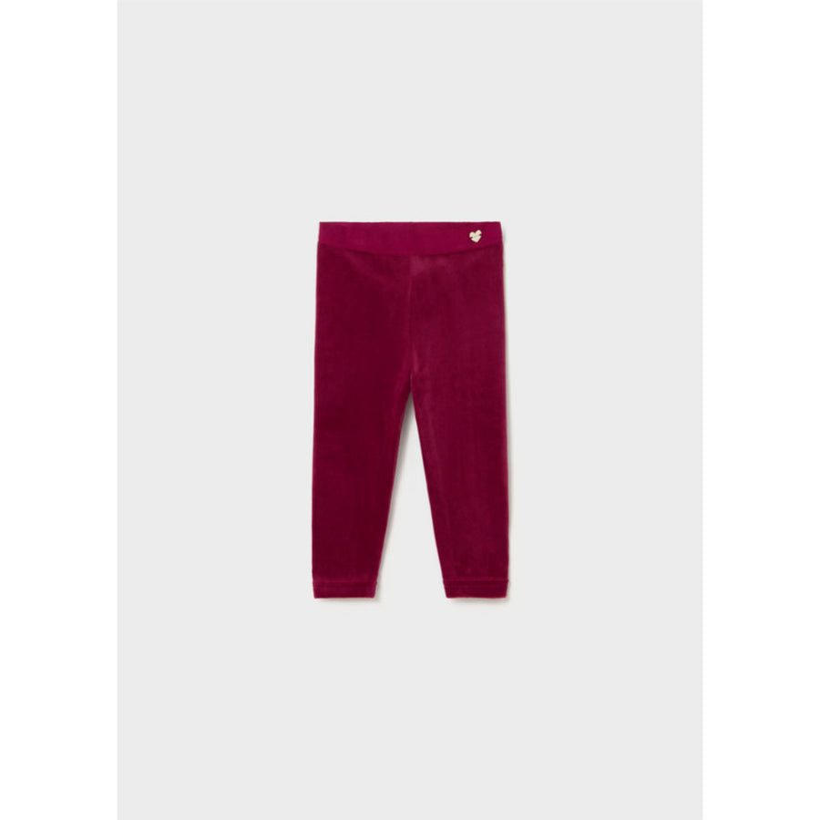 Mayoral Basic Velvet Leggings Raspberry (727)