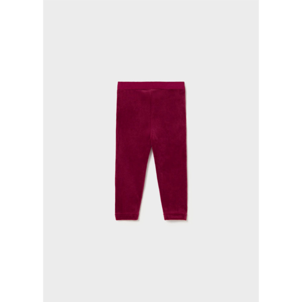 Mayoral Basic Velvet Leggings Raspberry (727)