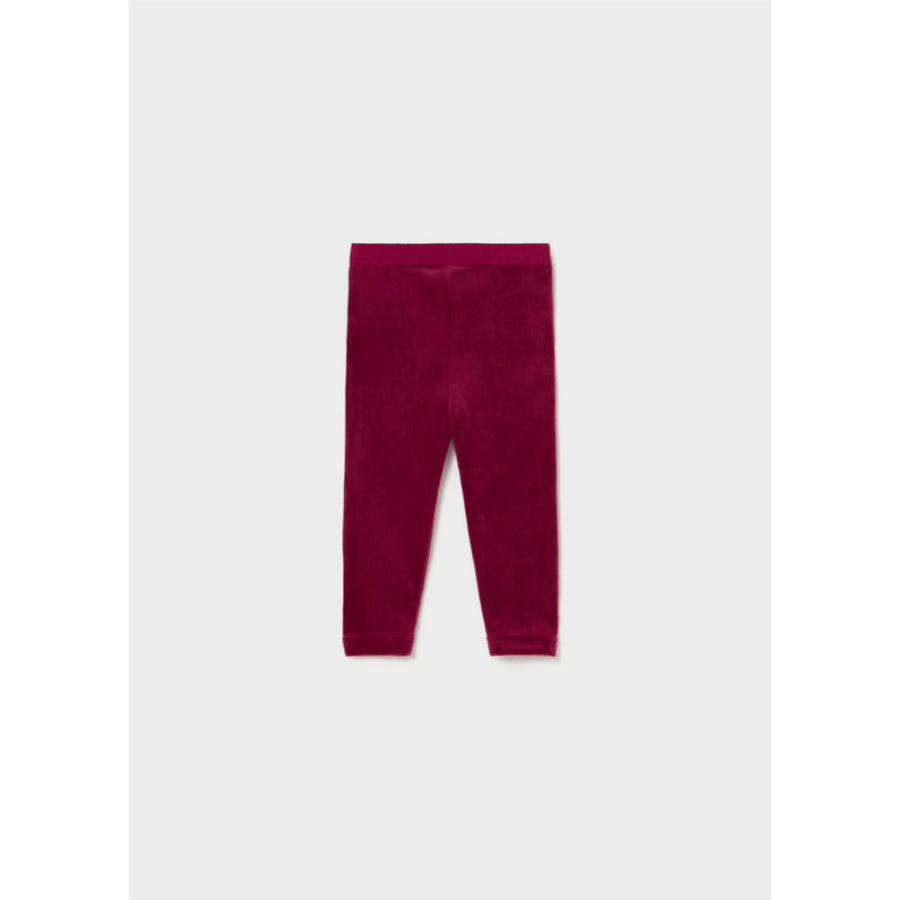 Mayoral Basic Velvet Leggings Raspberry (727)