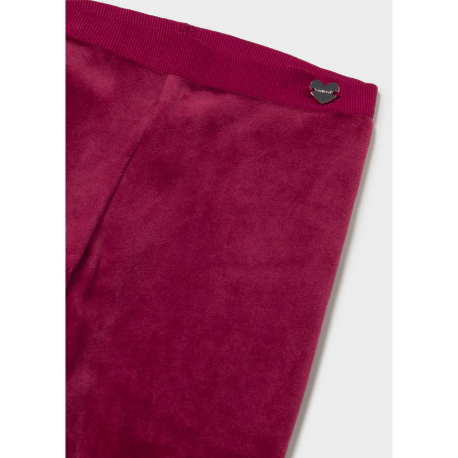 Mayoral Basic Velvet Leggings Raspberry (727)