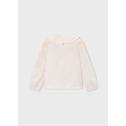 Mayoral Ruffled Neckline Blouse Soy (4149)