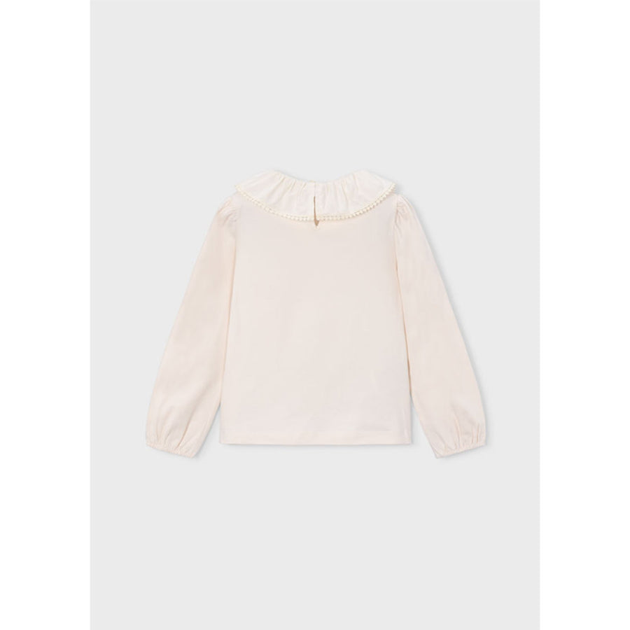 Mayoral Ruffled Neckline Blouse Soy (4149)