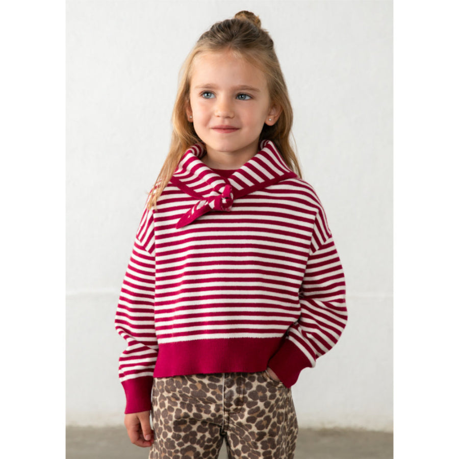 Mayoral Scarf-Detail Sweater Cherry (4316)