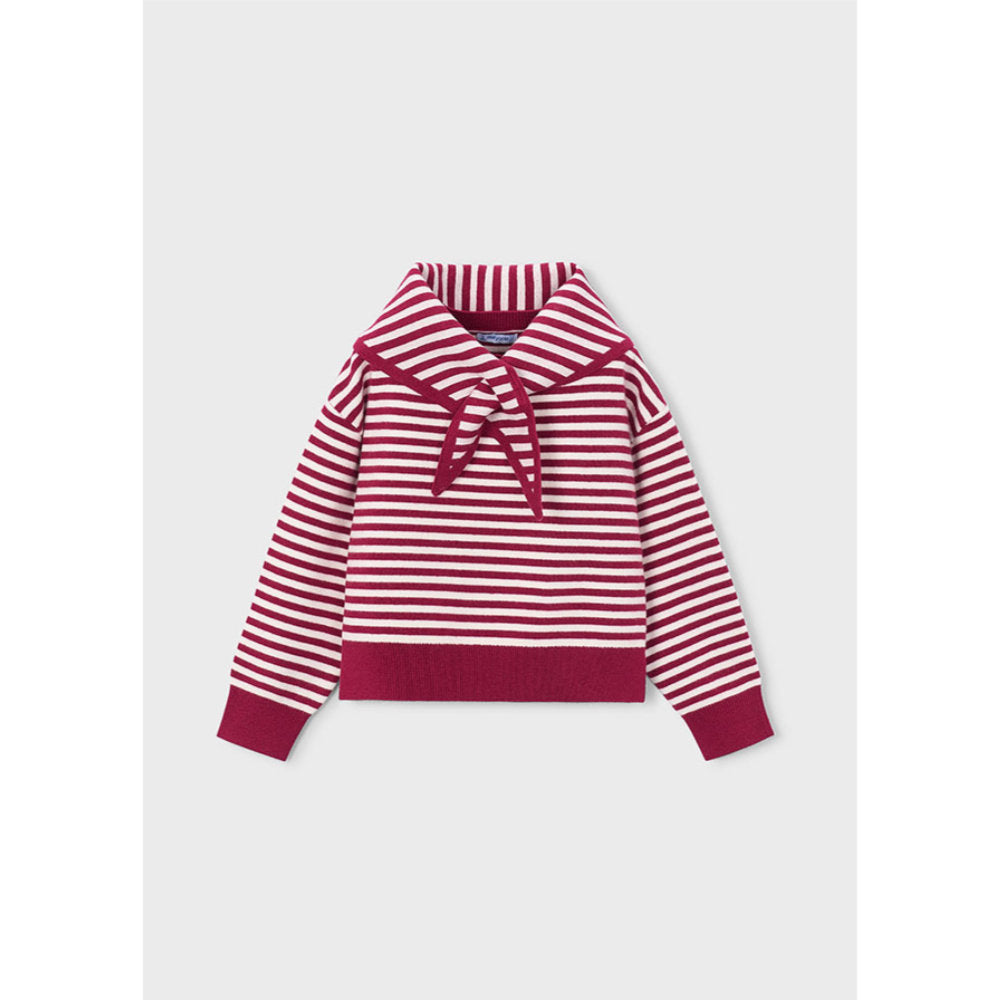 Mayoral Scarf-Detail Sweater Cherry (4316)