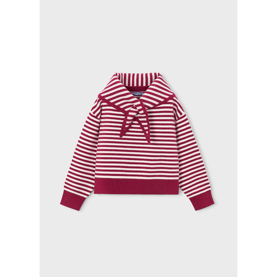 Mayoral Scarf-Detail Sweater Cherry (4316)