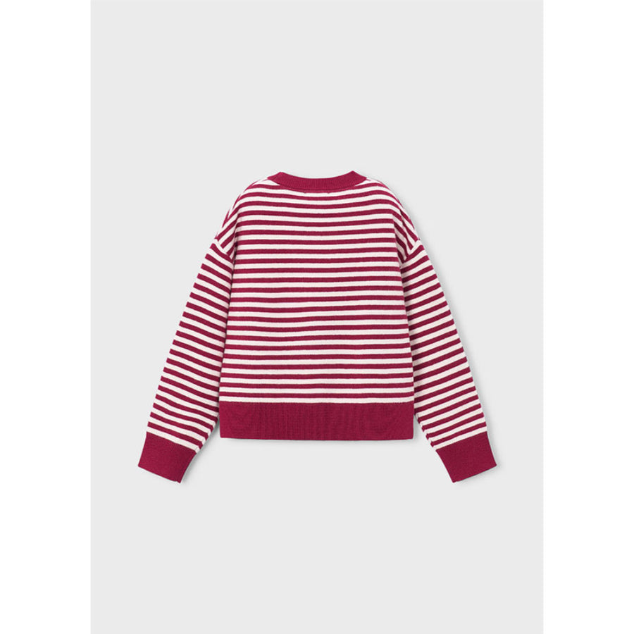 Mayoral Scarf-Detail Sweater Cherry (4316)