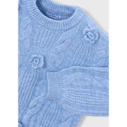 Mayoral 3D Flower Sweater Sky Mix (4319)