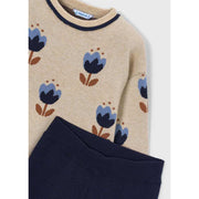 Mayoral Long Knit Trousers Set Navy (4527)