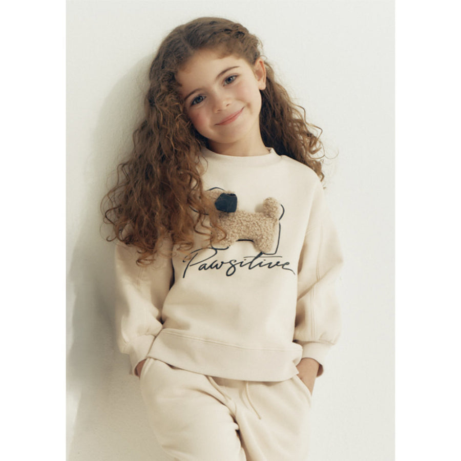 Mayoral Tracksuit With Dog Applique Light KhakI (4801)