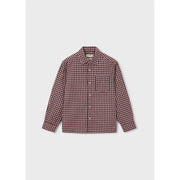 Mayoral L/S Checked Shirt Terracotta (7117)