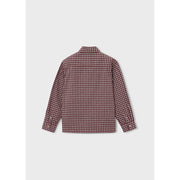 Mayoral L/S Checked Shirt Terracotta (7117)