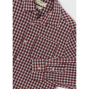 Mayoral L/S Checked Shirt Terracotta (7117)