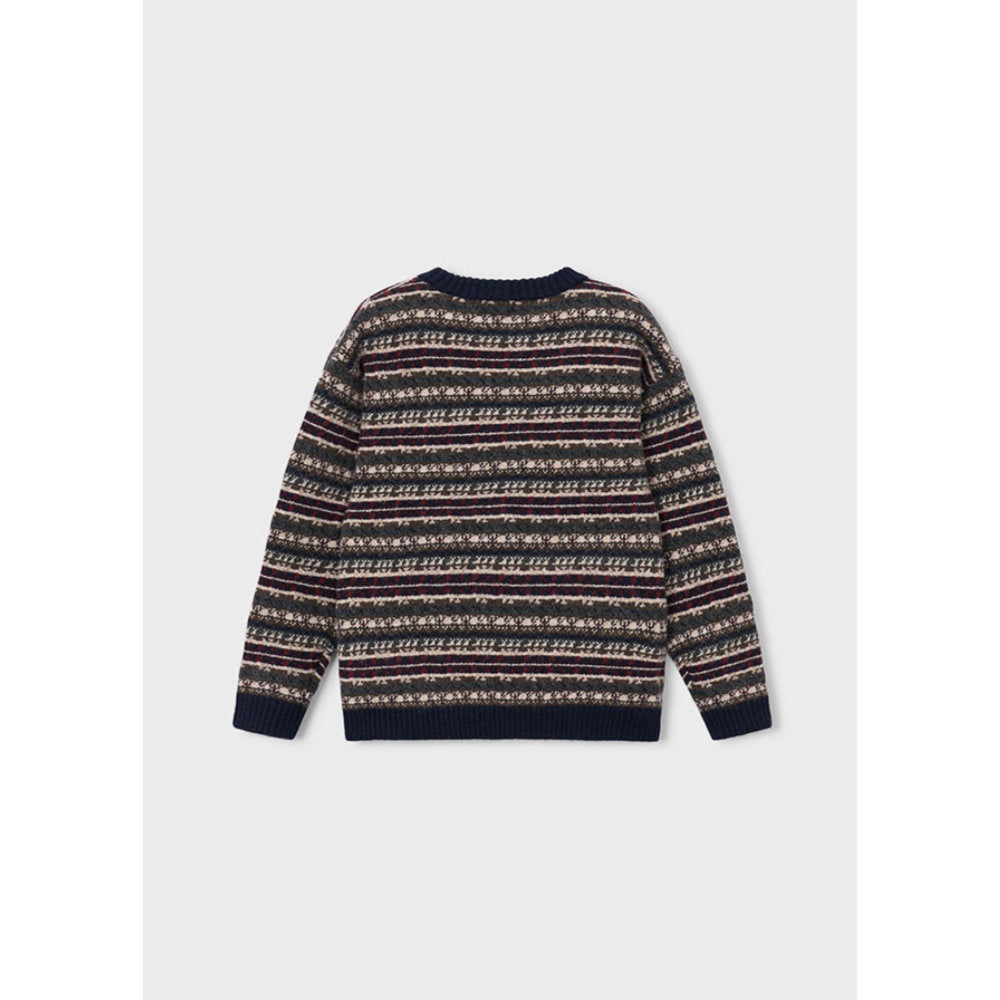 Mayoral Jacquard Sweater Navy (7302)