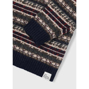 Mayoral Jacquard Sweater Navy (7302)