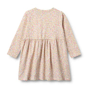 Wheat Jersey Dress L/S Sessa - 1629-180 9637 Blush Flower Meadow