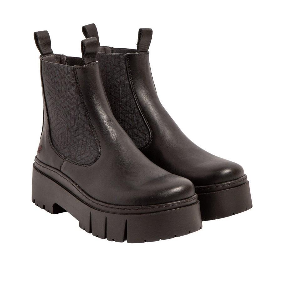 The Art Company 1766 Nappa Black / Leeds Ankle Boots