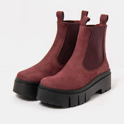 The Art Company 1766 Nobuck Burdeos/ Leeds Boots
