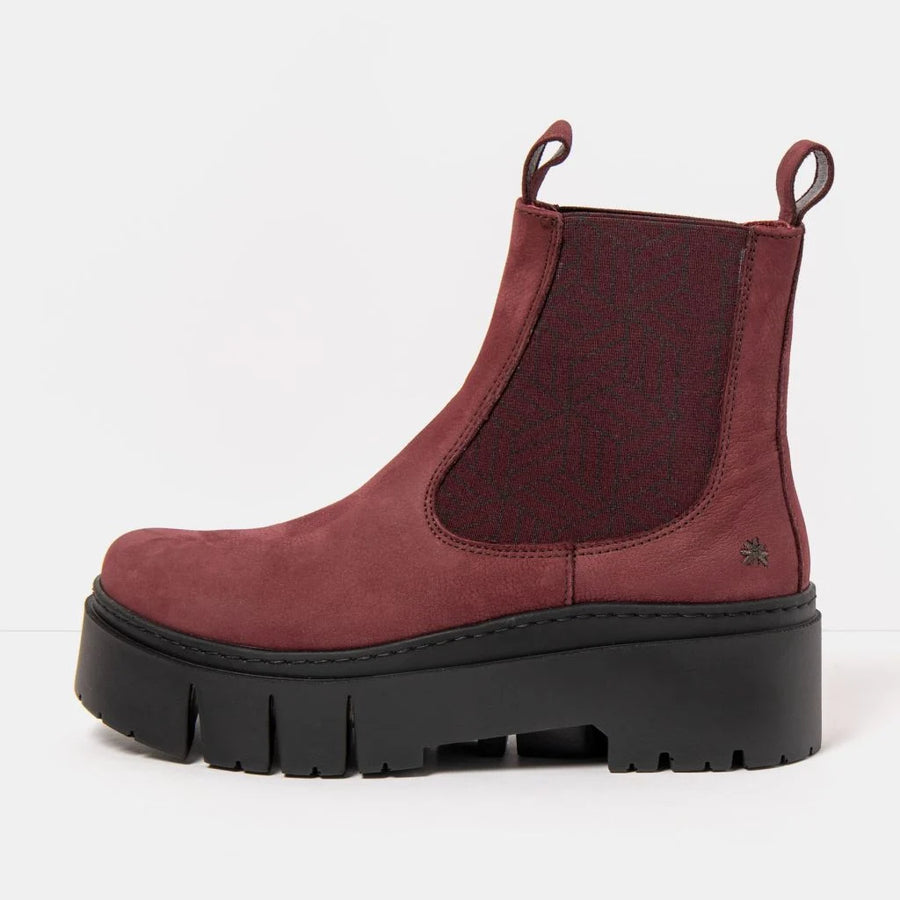 The Art Company 1766 Nobuck Burdeos/ Leeds Boots