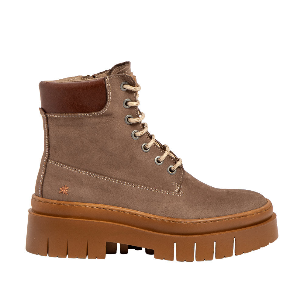 The Art Company 1967 Nobuck Taupe/Amberes Ankle Boots