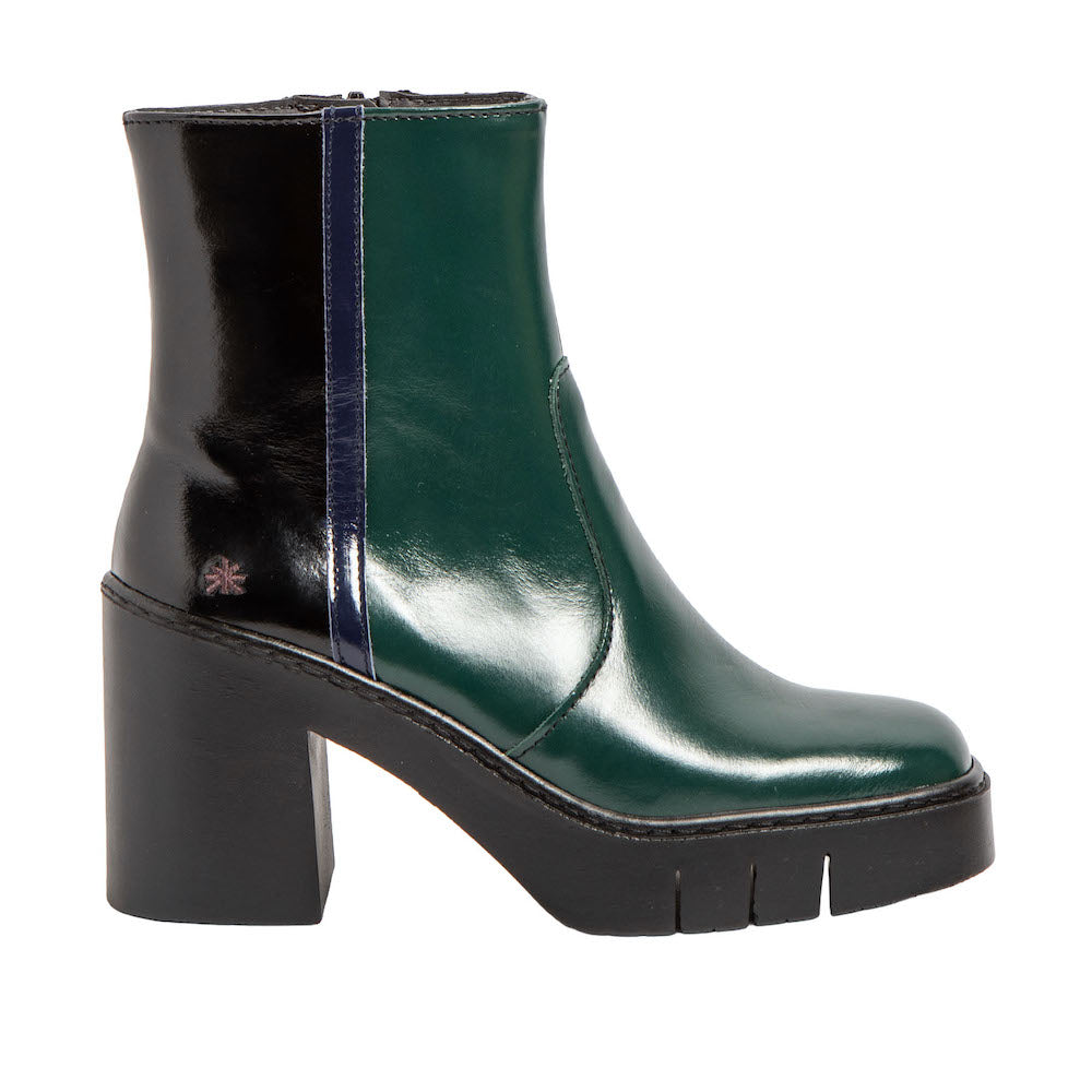The Art Company 1974 Nappa Shiny Jungle-Black/Berna Ankle Boots