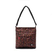Roka Kennington B Leopard Print Recycled Nylon Medium Bag