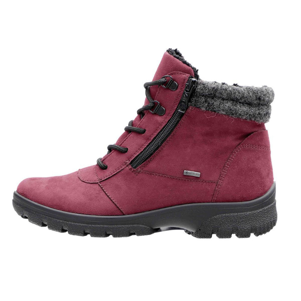 Ara 1249309-19 Wide Fit Waterproof Red Boots