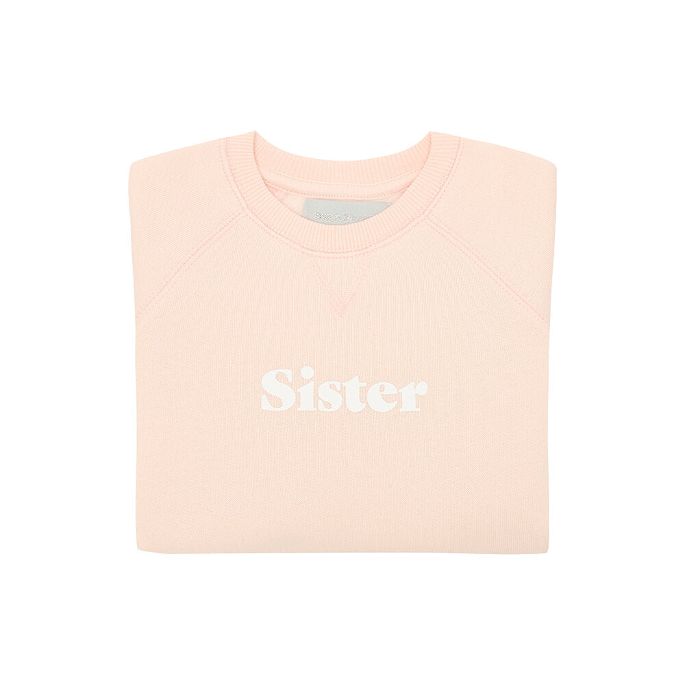 Bob and Blossom SISTER Sweatshirt swsh306 Powder Pink