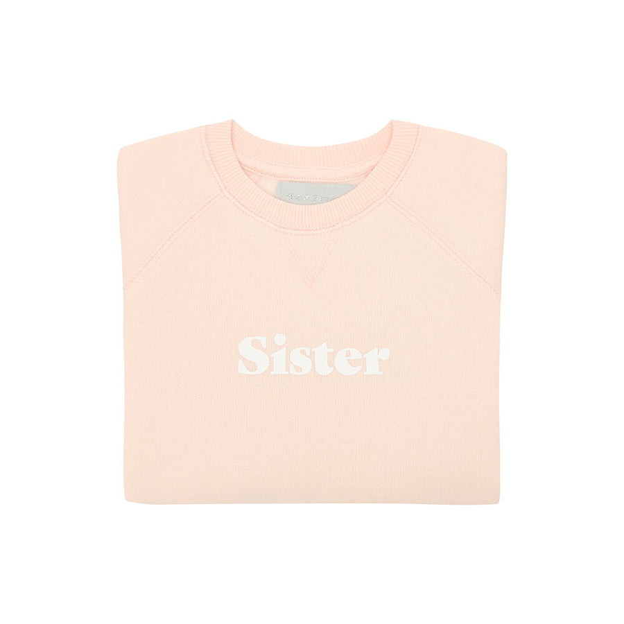 Bob and Blossom SISTER Sweatshirt swsh306 Powder Pink